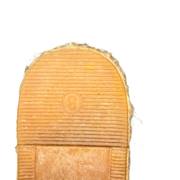 GAP Women's Size 8 Faux Suede Slip on Espadrille Loafer Dusty Rose - Picture 9 of 9